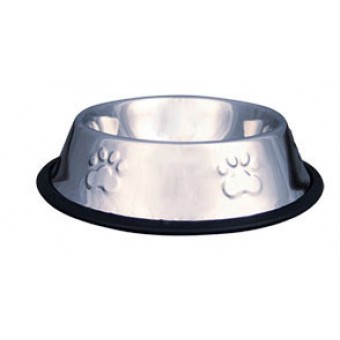 Comedouro ou Bebedouro Inox Auto Relevo - 720 ml